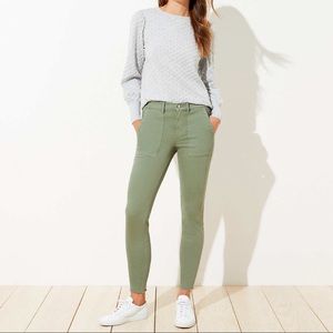 Loft Green Skinny Pants